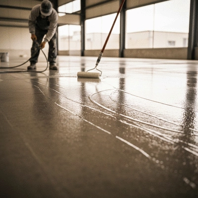 Waterproofing solution application