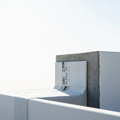 Example of waterproofing installation