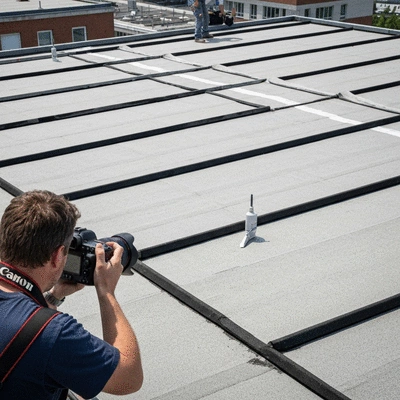 Rooftop waterproofing process