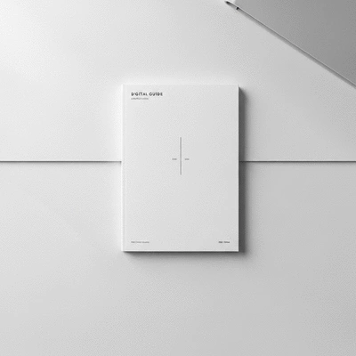 Digital guide or eBook mockup