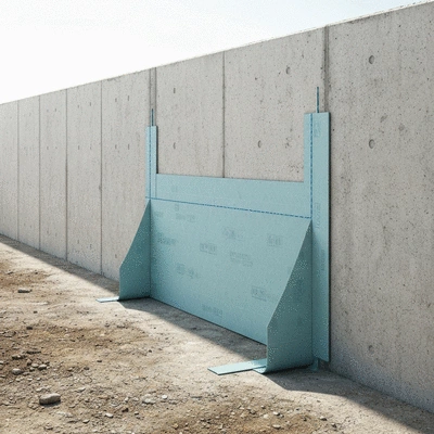Foundation waterproofing scenario