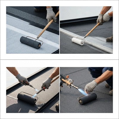 Roof waterproofing installation